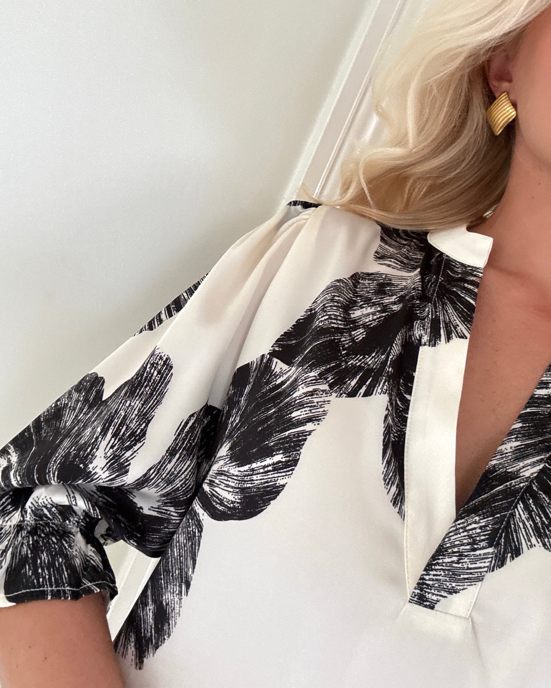 Sister's Point bluse venny-ss8 cream flower