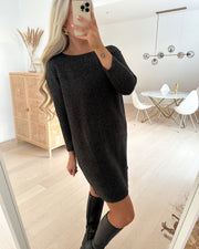 Vero Moda kjole blis 7/8 boatneck short black