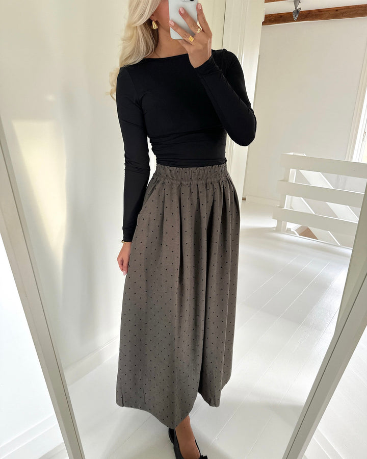 Sister's Point nederdel usla-l.sk3 grey dot - FORUDBESTILLING LEV. UGE 1