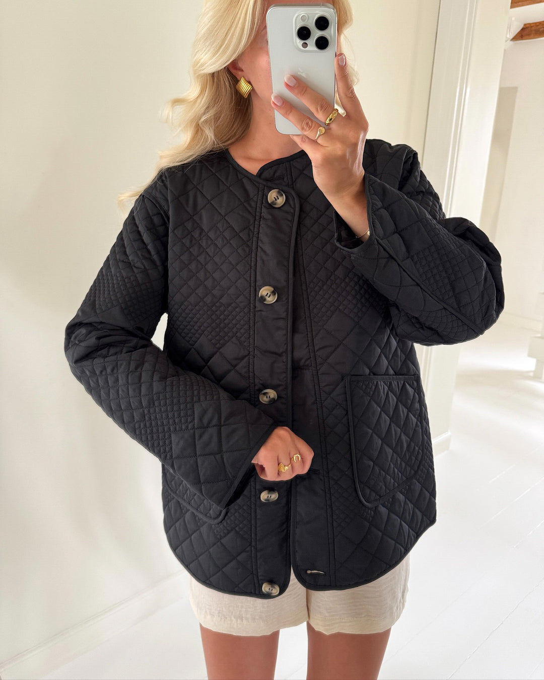 Y.A.S jakke laurie ls padded black