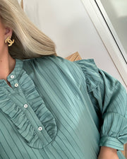 Love1035 dress dark mint - FORUDBESTILLING LEV. UGE 49