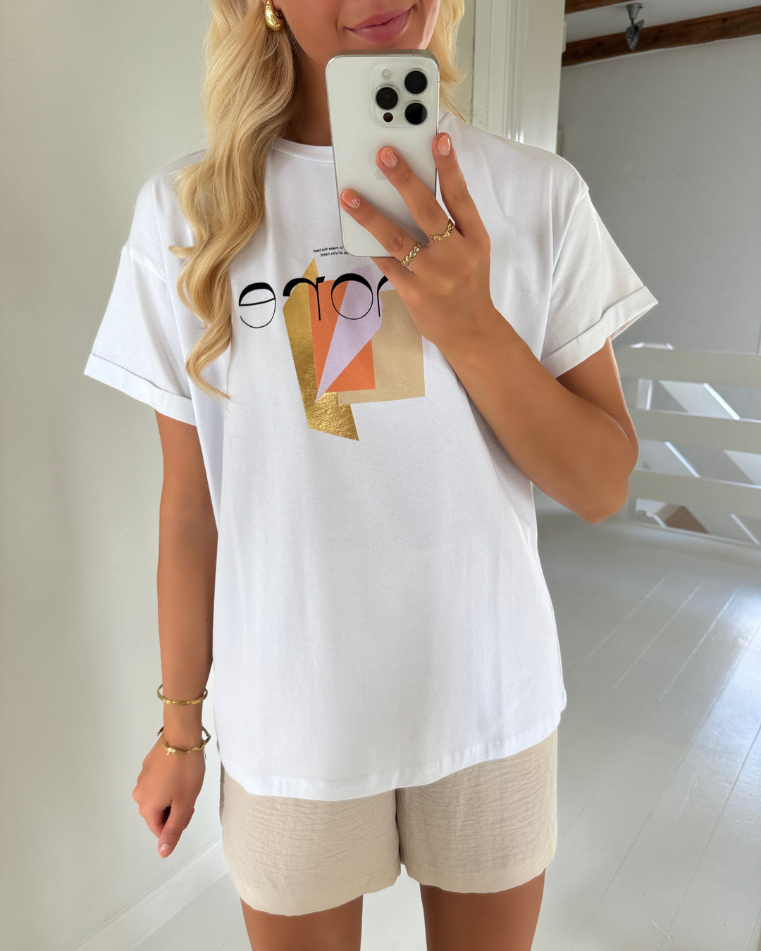 Love&Divine t-shirt love443-6 white/multi