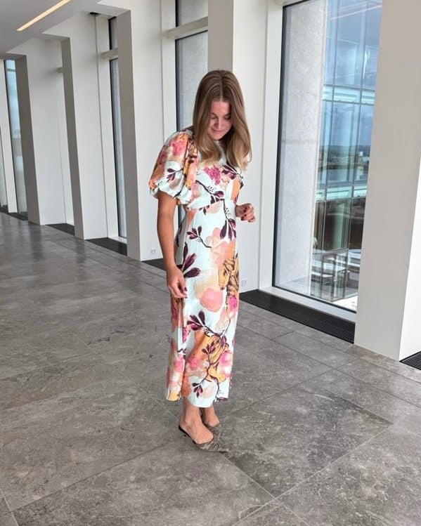 Y.A.S kjole erini 2/4 long soothing sea erini