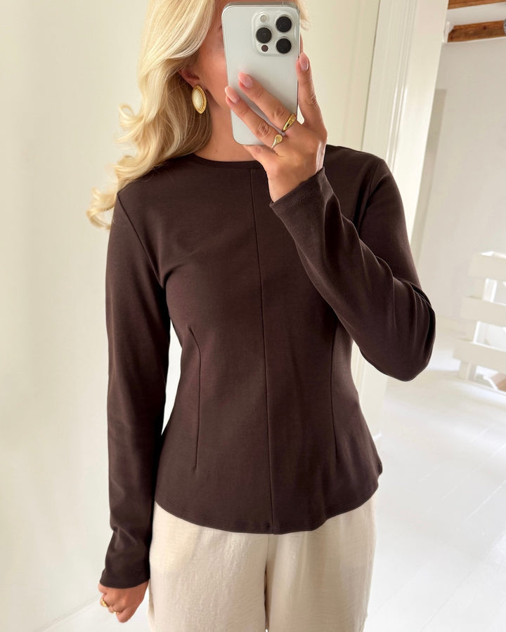 JDY bluse eva l/s coffee bean