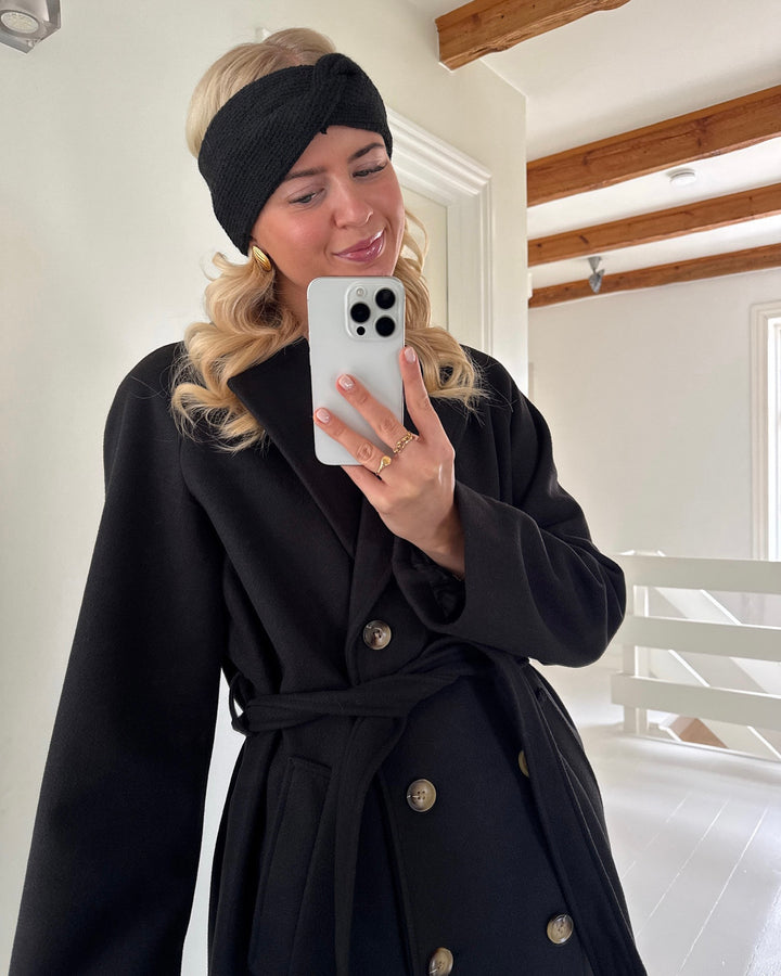 Pieces pandebånd benilla 2 pack whitecap gray/black