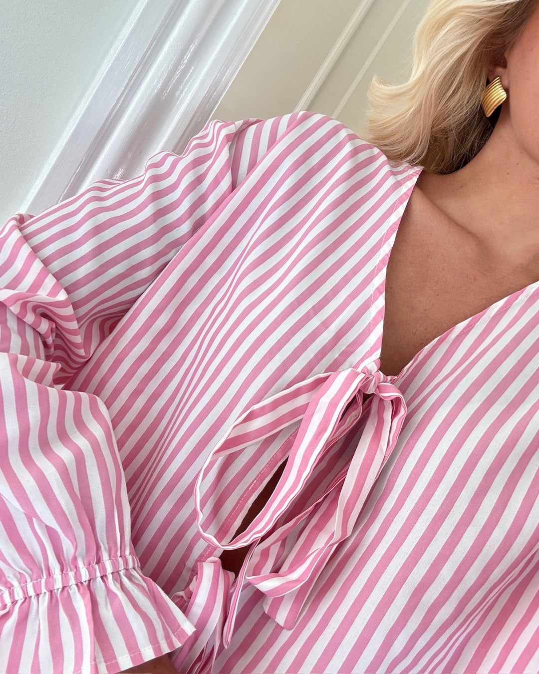 A-View bluse alize rose/yellow - FORUDBESTILLING LEV. UGE 24