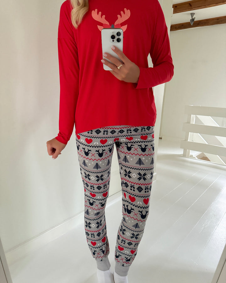 Vero Moda bukser xmas light grey melange