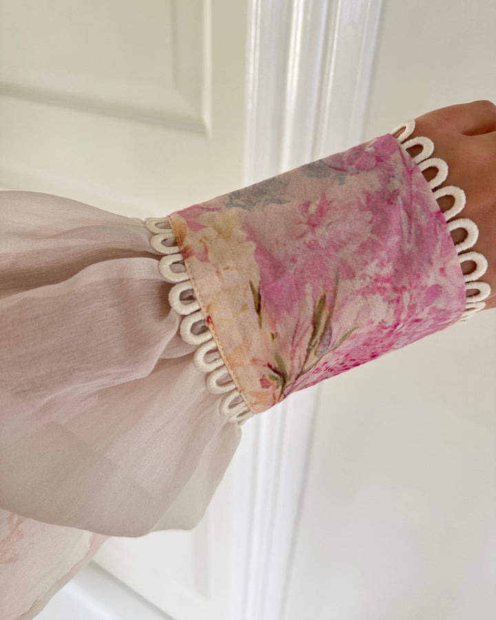 Y.A.S kjole florence ls long pristine florence aop - FORUDBESTILLING LEV. START APRIL