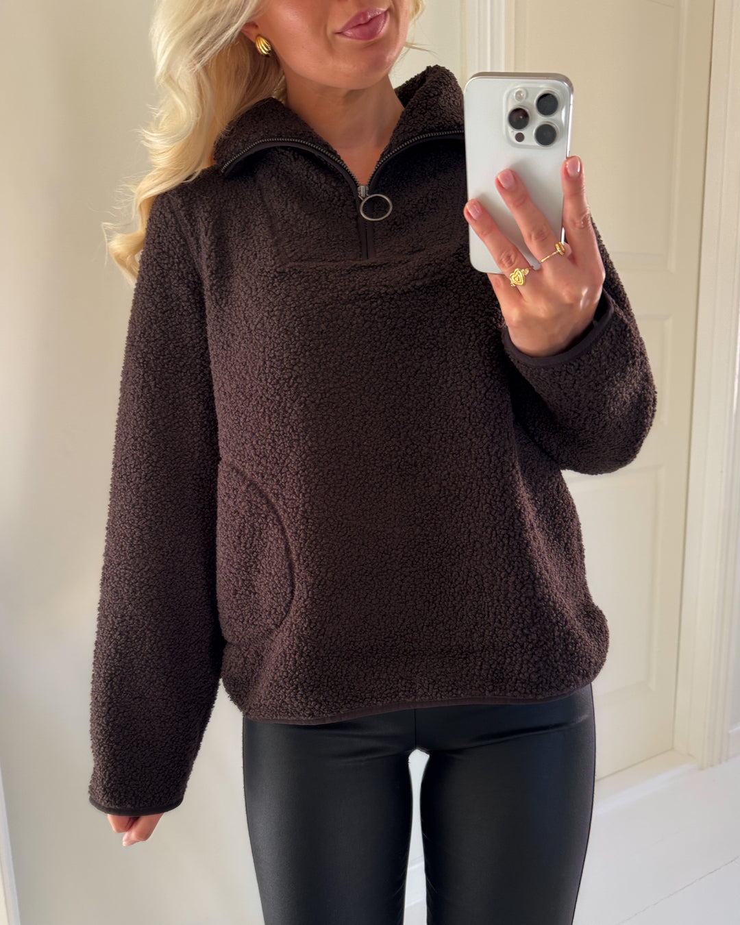 Vero Moda anorak flash teddy chocolate torte