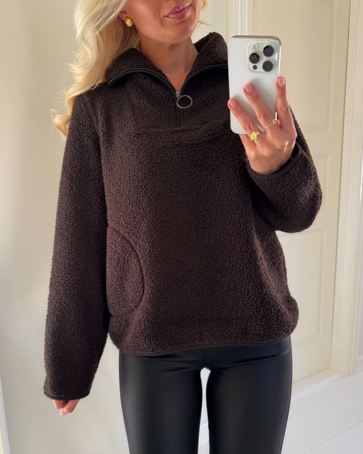Vero Moda anorak flash teddy chocolate torte