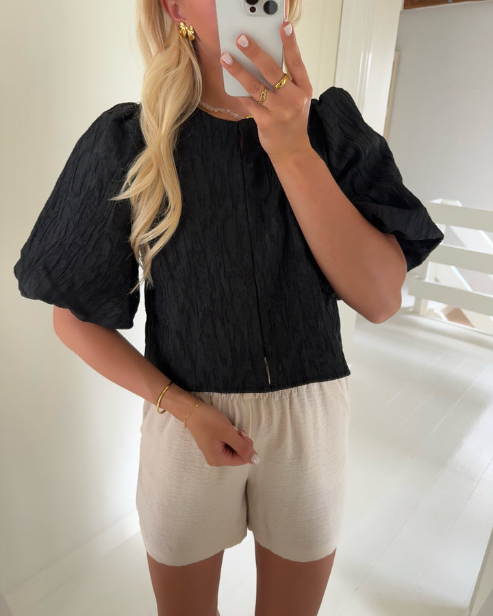 Y.A.S bluse minu 2/4 short black