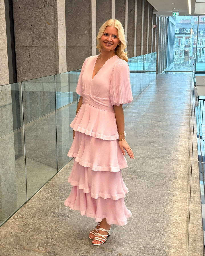 Y.A.S kjole plira ss long ballerina