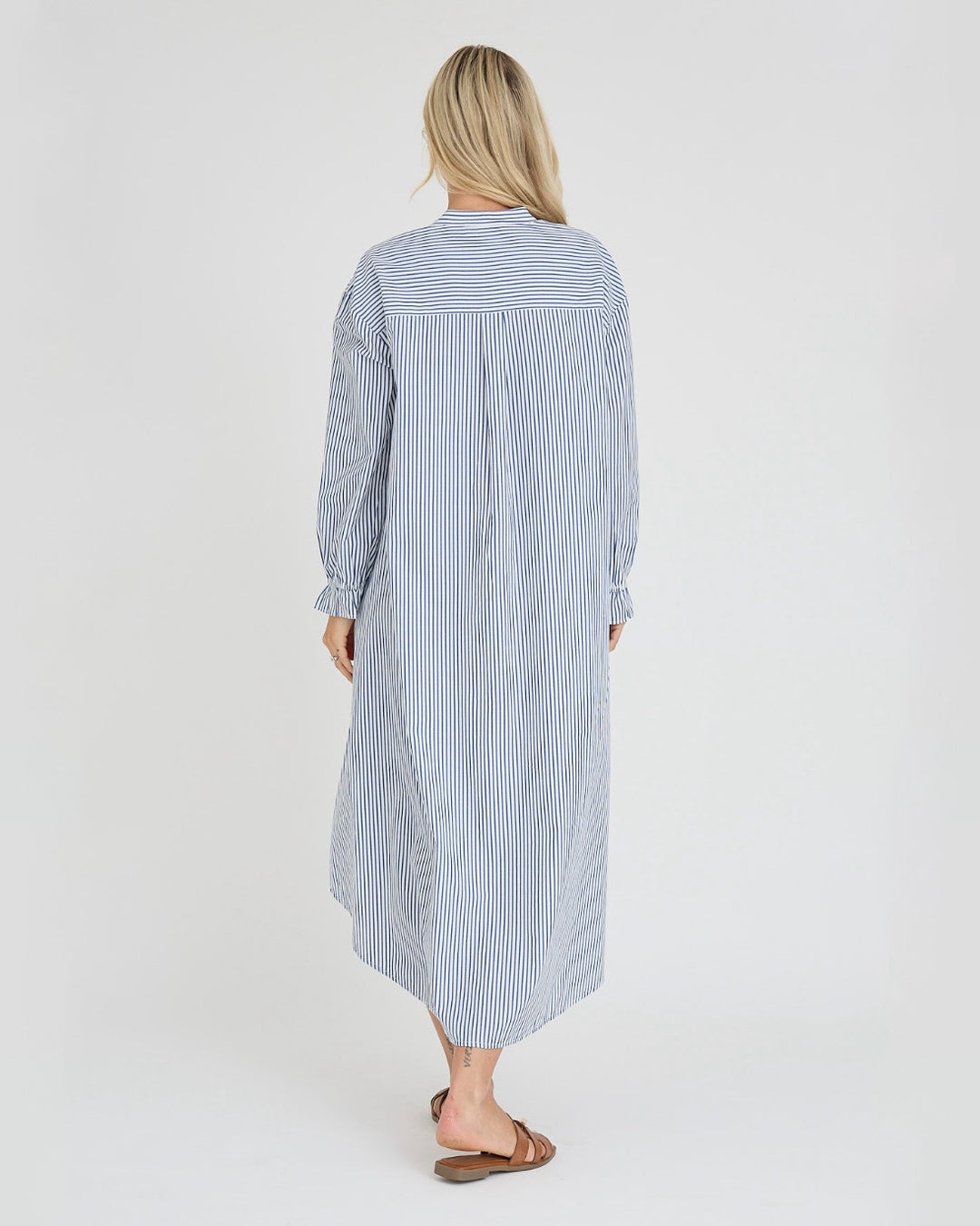 A-View kjole alize blue/white stribe