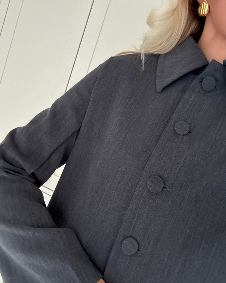 Sister's Point jakke gita dark grey melange