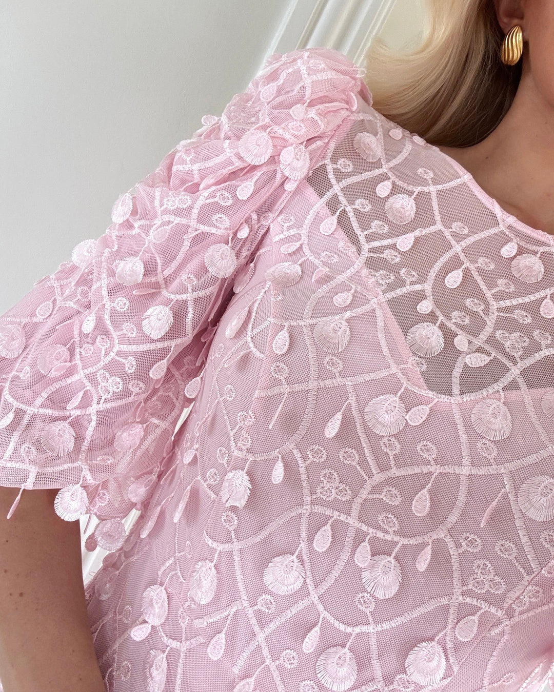 Y.A.S kjole beate 2/4 puff ankle ballerina - FORUDBESTILLING LEV. START APRIL