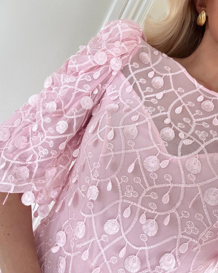 Y.A.S kjole beate 2/4 puff ankle ballerina - FORUDBESTILLING LEV. START APRIL