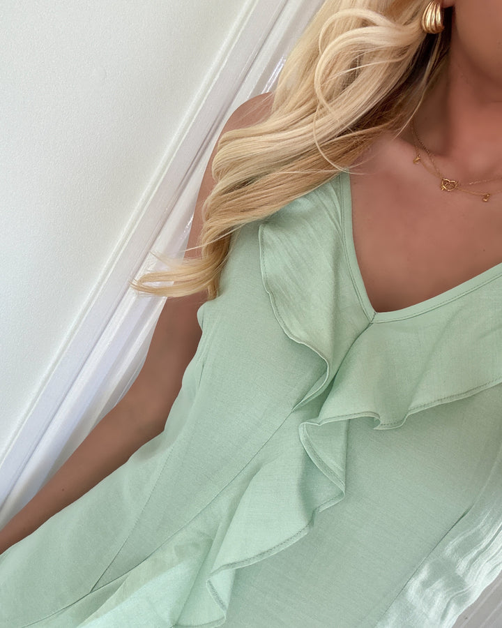 Moves kjole lisu maxi laurel green