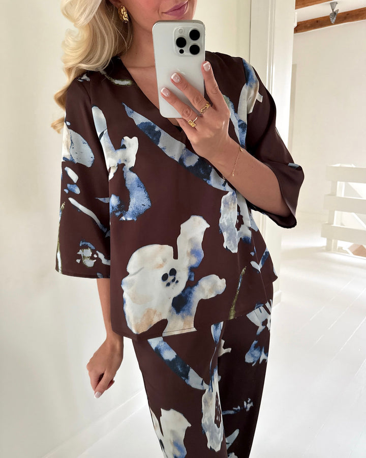 Love&Divine top love1460 choco/blue