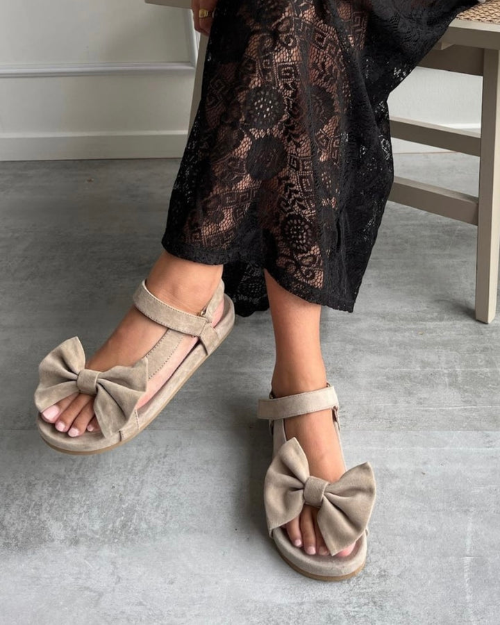 Copenhagen Shoes sandaler sky and diamonds 24 suede beige