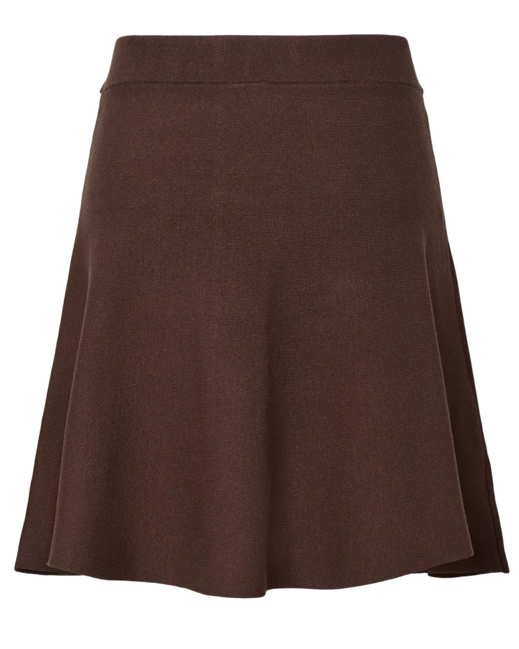 Y.A.S nederdel fonny hw knit chocolate brown