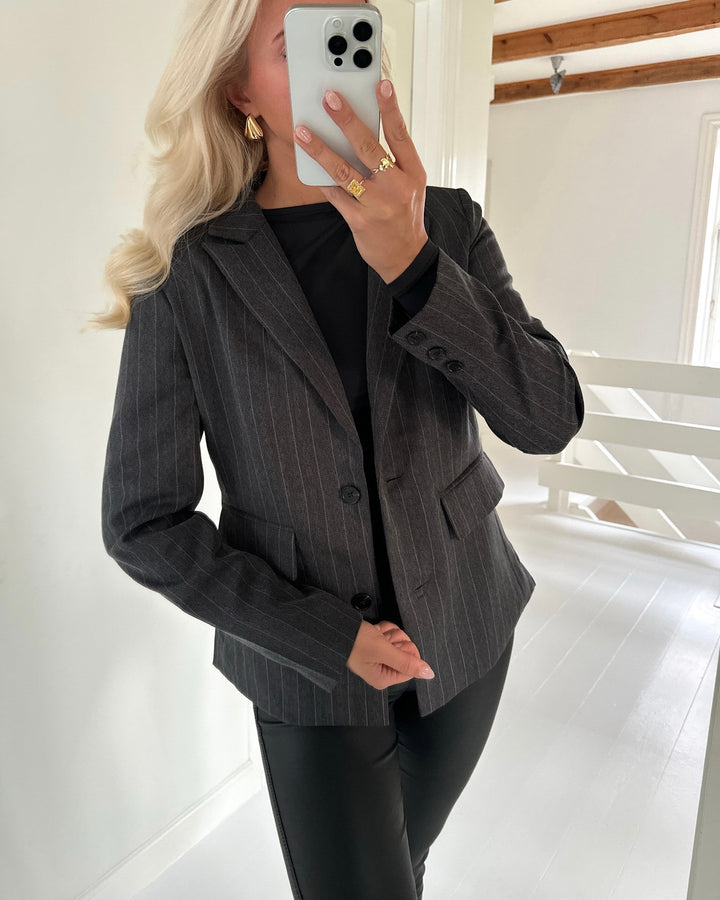 Sister's Point blazer elai-bl d. grey pinstripe