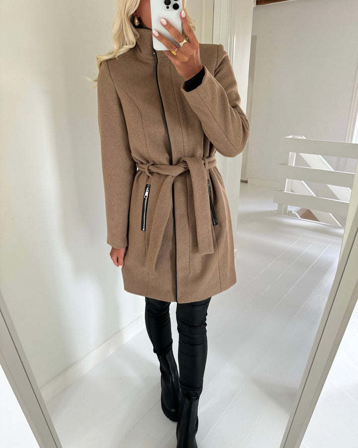 Vero Moda jakke classbessy aw wool tigers eye