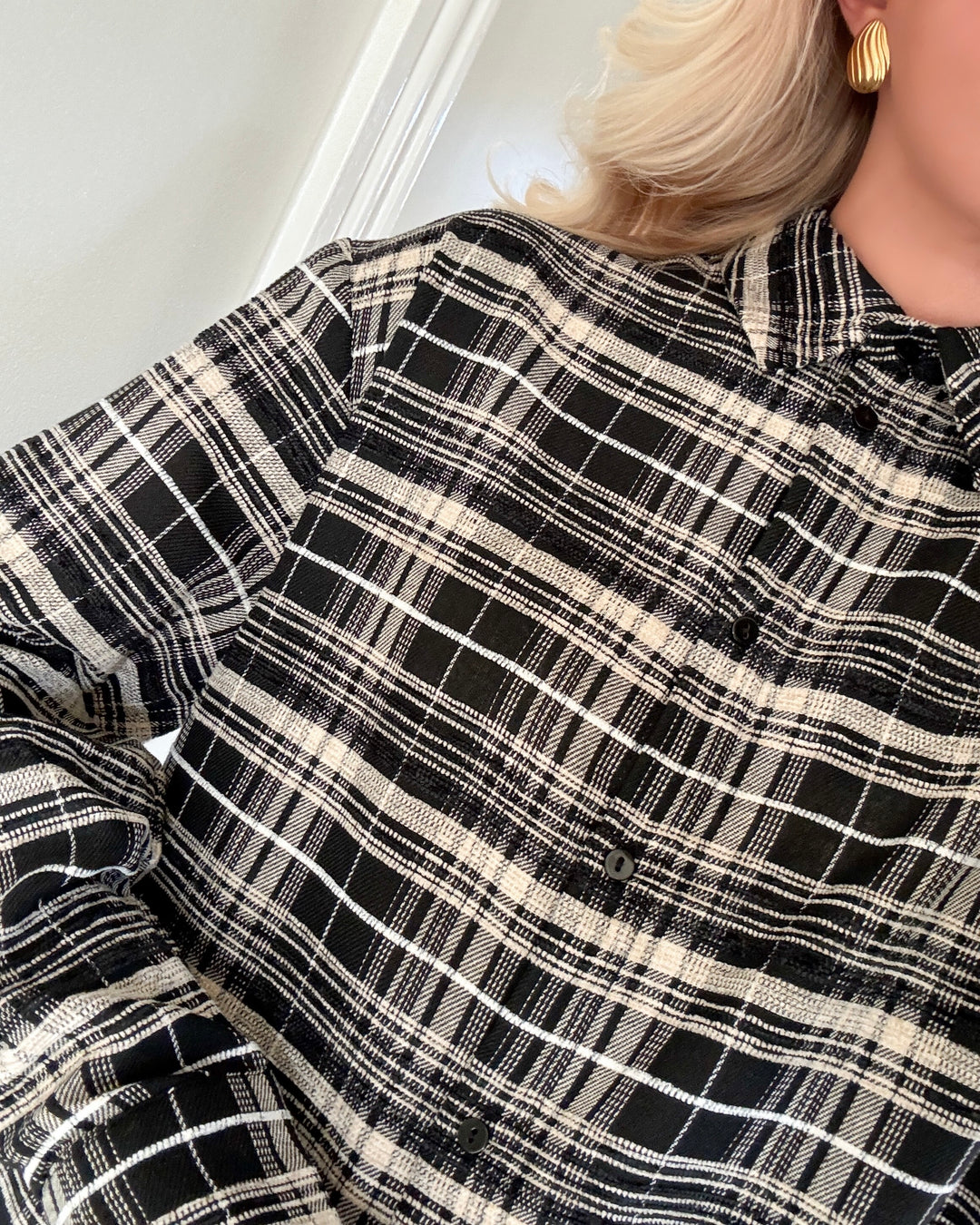 Love&Divine skjorte love1016-2 black check