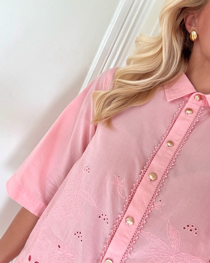 Love&Divine skjorte love1584 coral pink