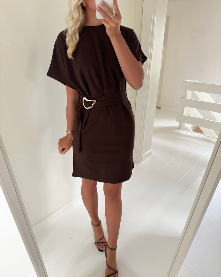 Sister's Point kjole gelia-dr2 d. chocolate