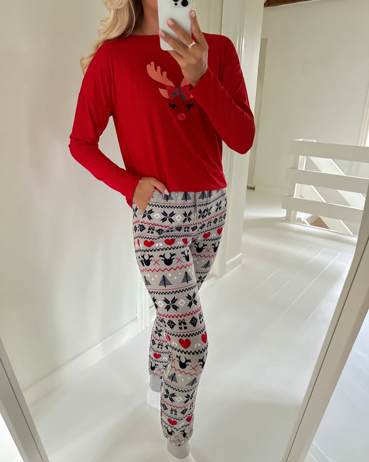 Vero Moda bukser xmas light grey melange