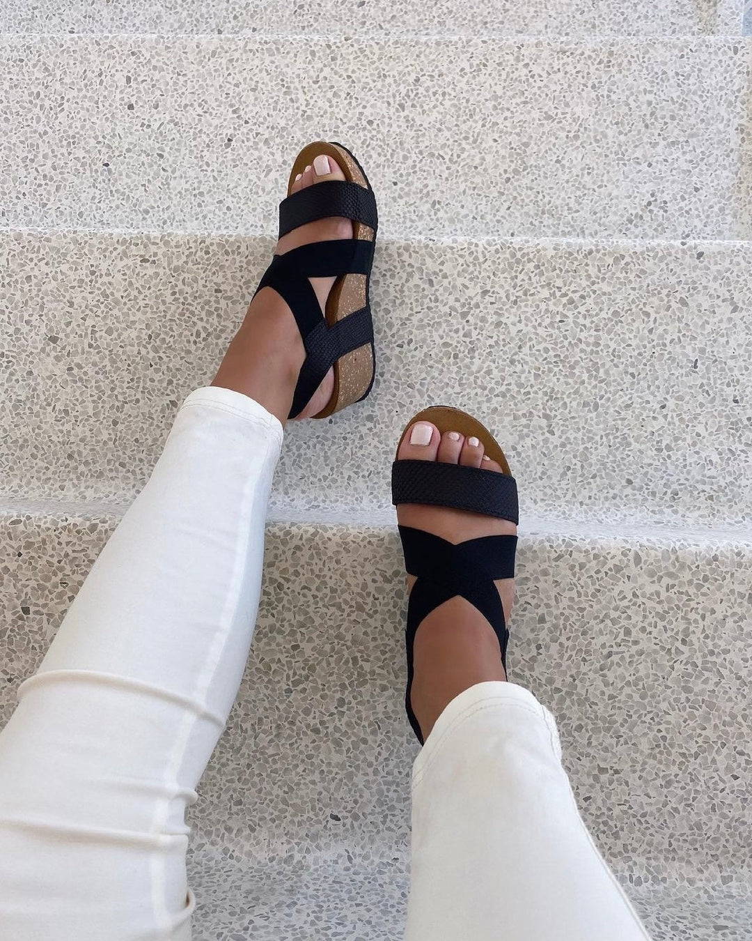 Copenhagen Shoes sandal stacia snake black snake