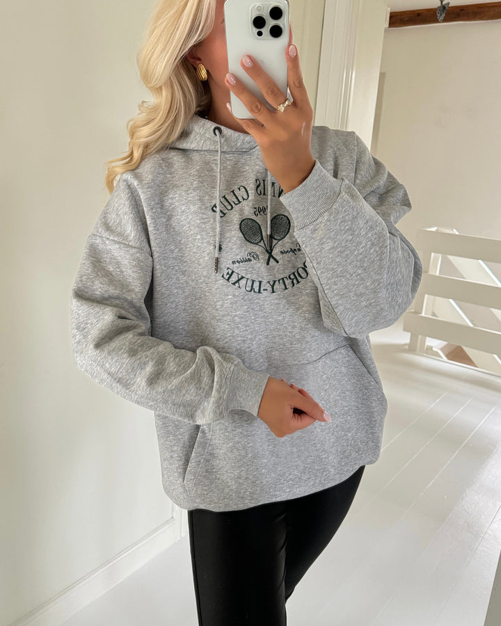 Sister’s Point hoodie hike light grey melange