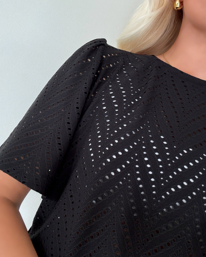 JDY t-shirt carla cathinka ss black
