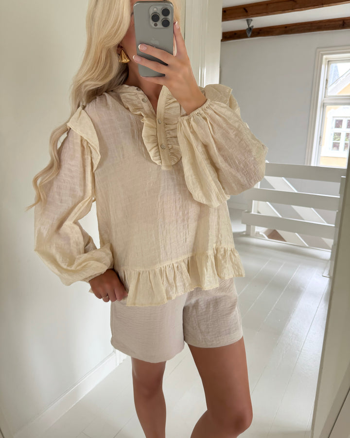 Love&Divine bluse love1236 cream