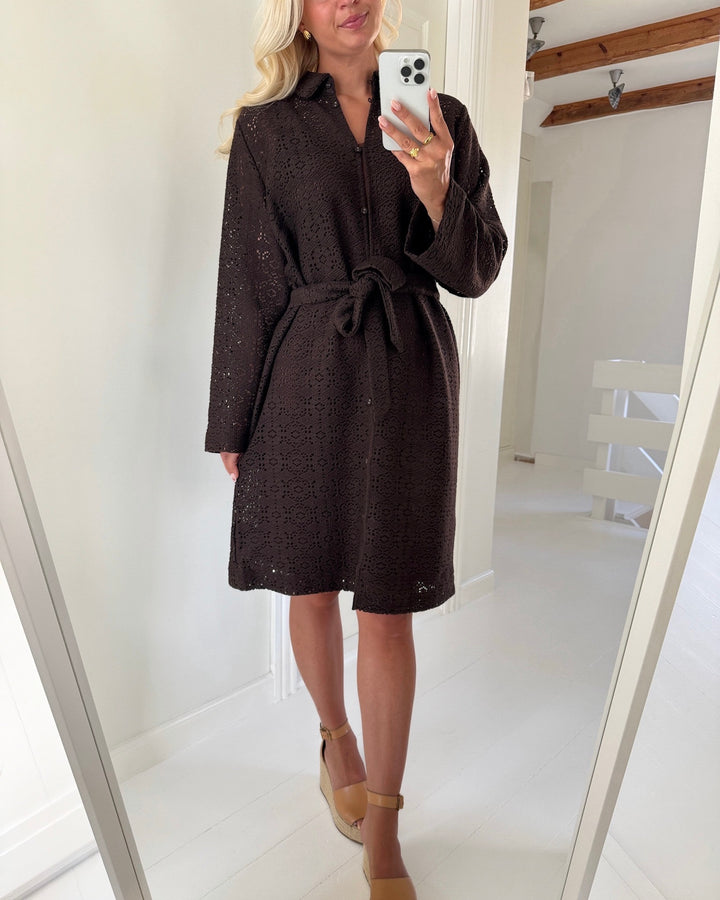 Sister's Point kjoler elsia-tunic d. chocolate