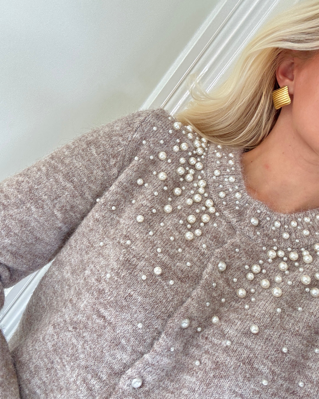 Only cardigan miggie ls o-neck pearl knit malt ball melange/fmop