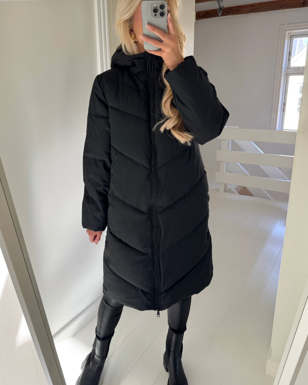 JDY jakke ulrikka life water repellent puffa black