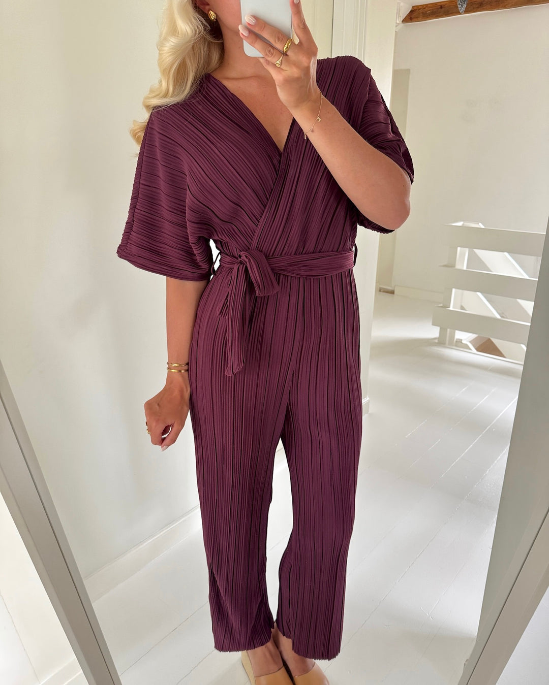 Y.A.S jumpsuit olinda ss ankle fig