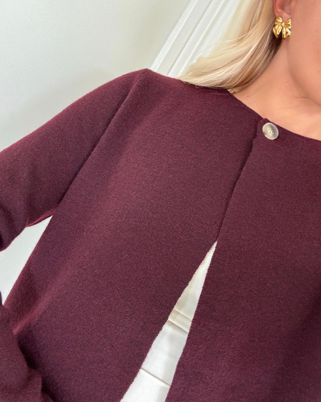 Vero Moda cardigan marina ls o-neck winetasting/melange