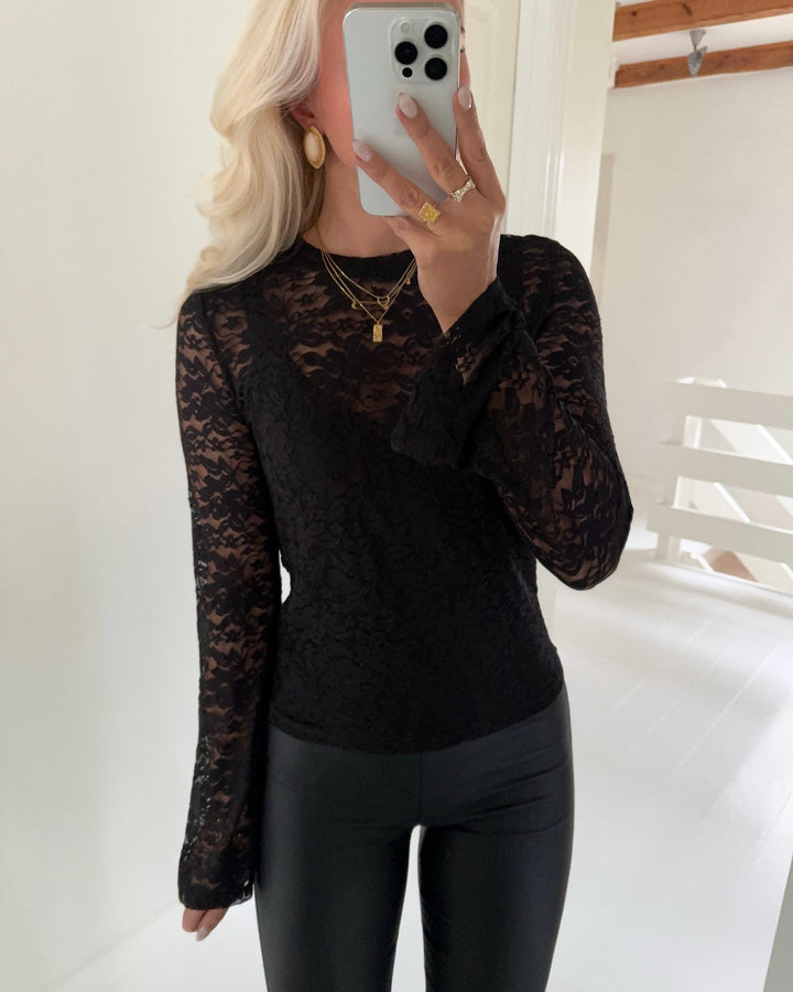 Vero Moda bluse kanya ls o-neck black