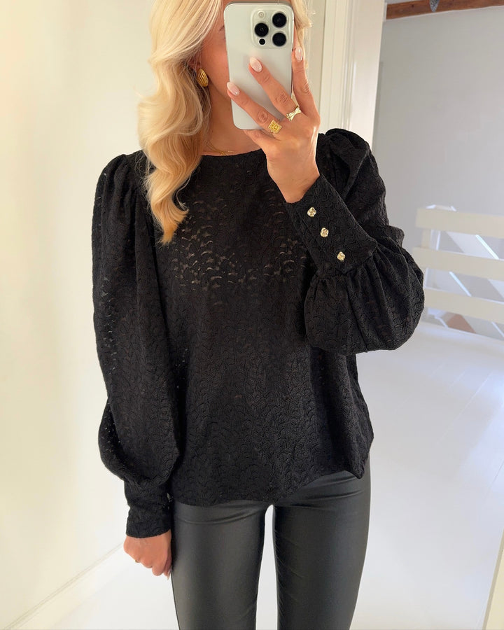 Love&Divine bluse love1244 black