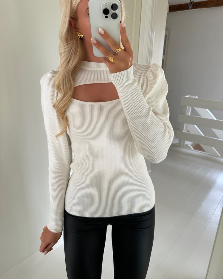 Sister's Point trøje hotti cut creme