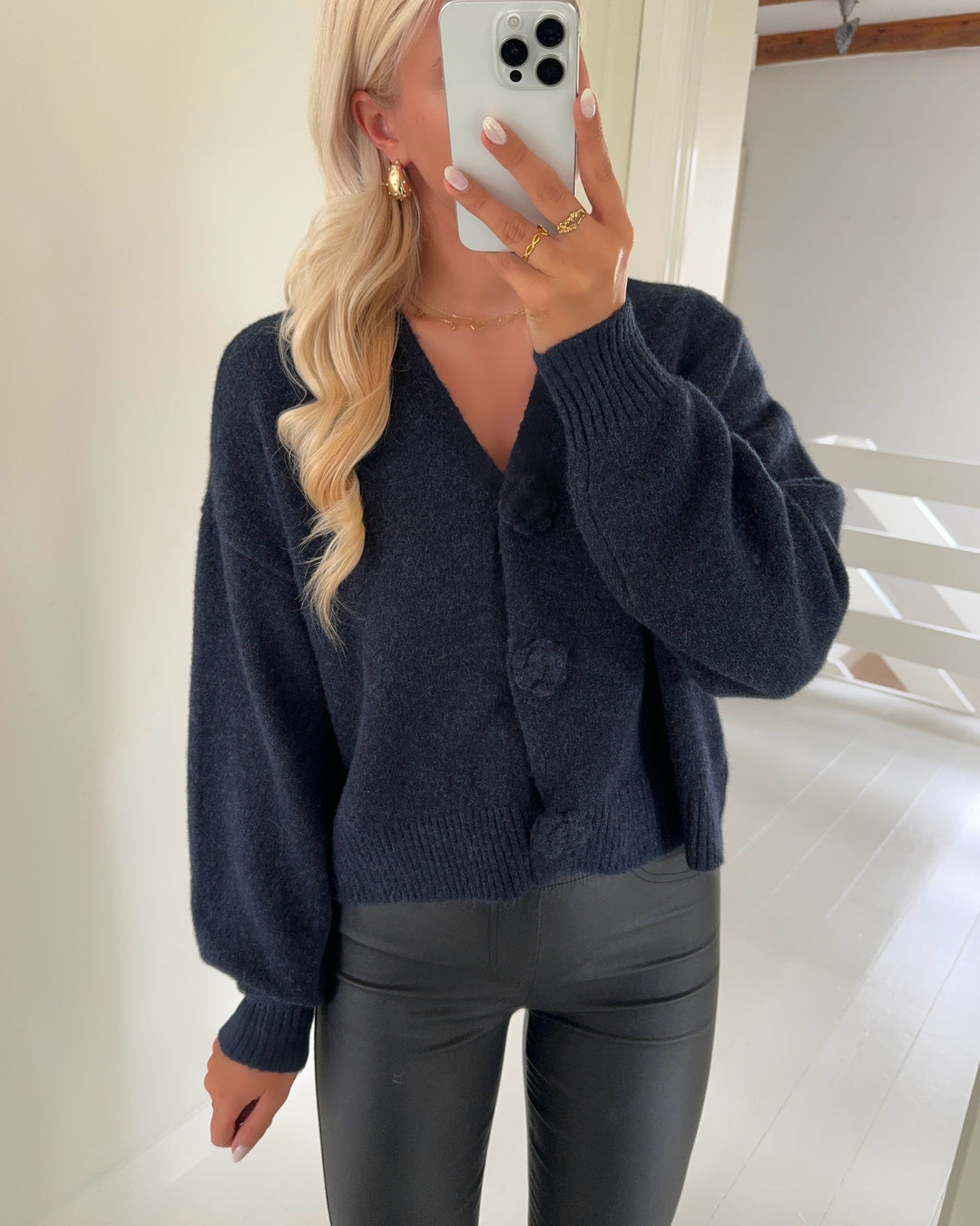 Vero Moda cardigan cecily ls v-neck navy blazer