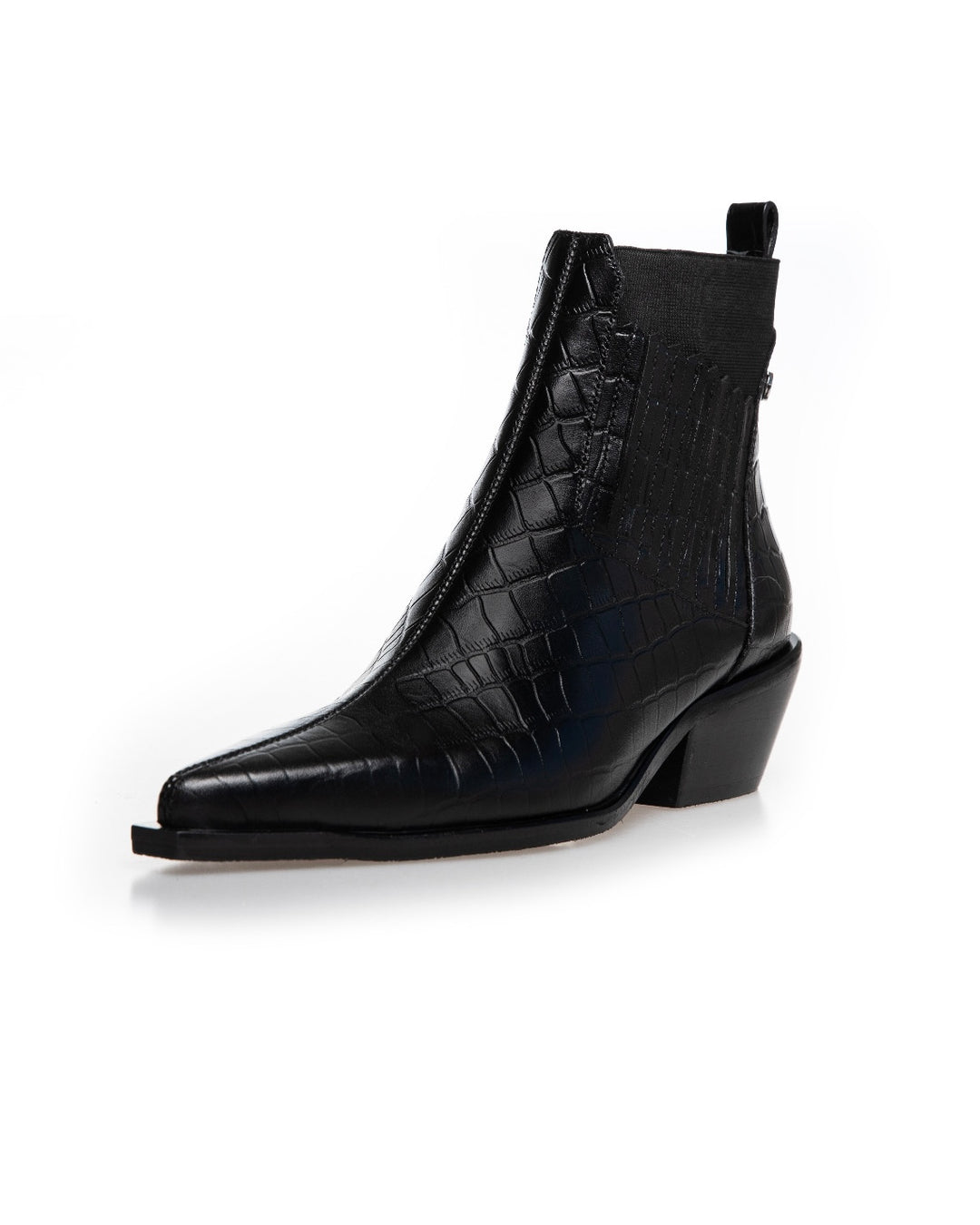 Copenhagen Shoes the walking boot leather black