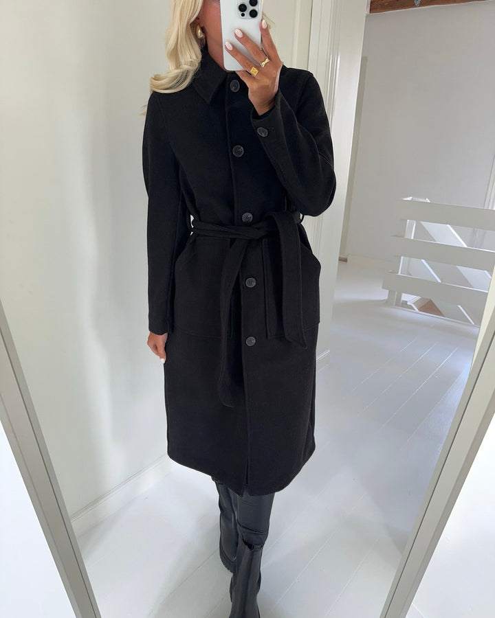 Vero Moda frakke fortuneparis long black