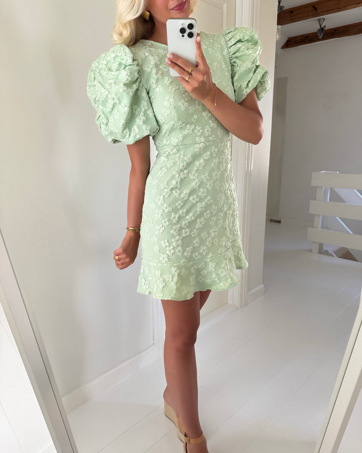 Vero Moda kjole fia ss o-neck pastel green
