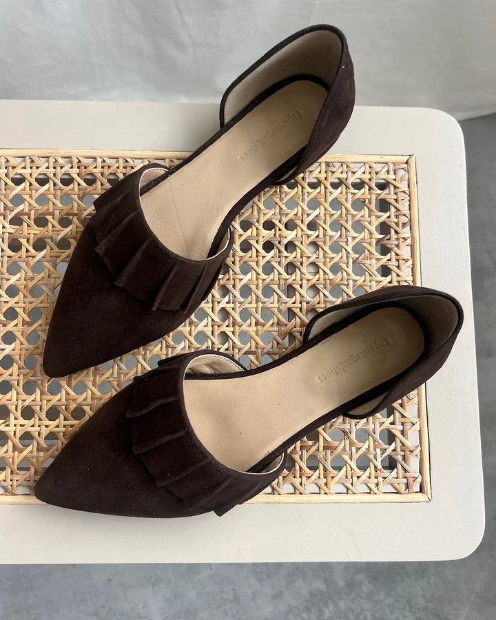 Copenhagen Shoes ballerina new romance dark brown