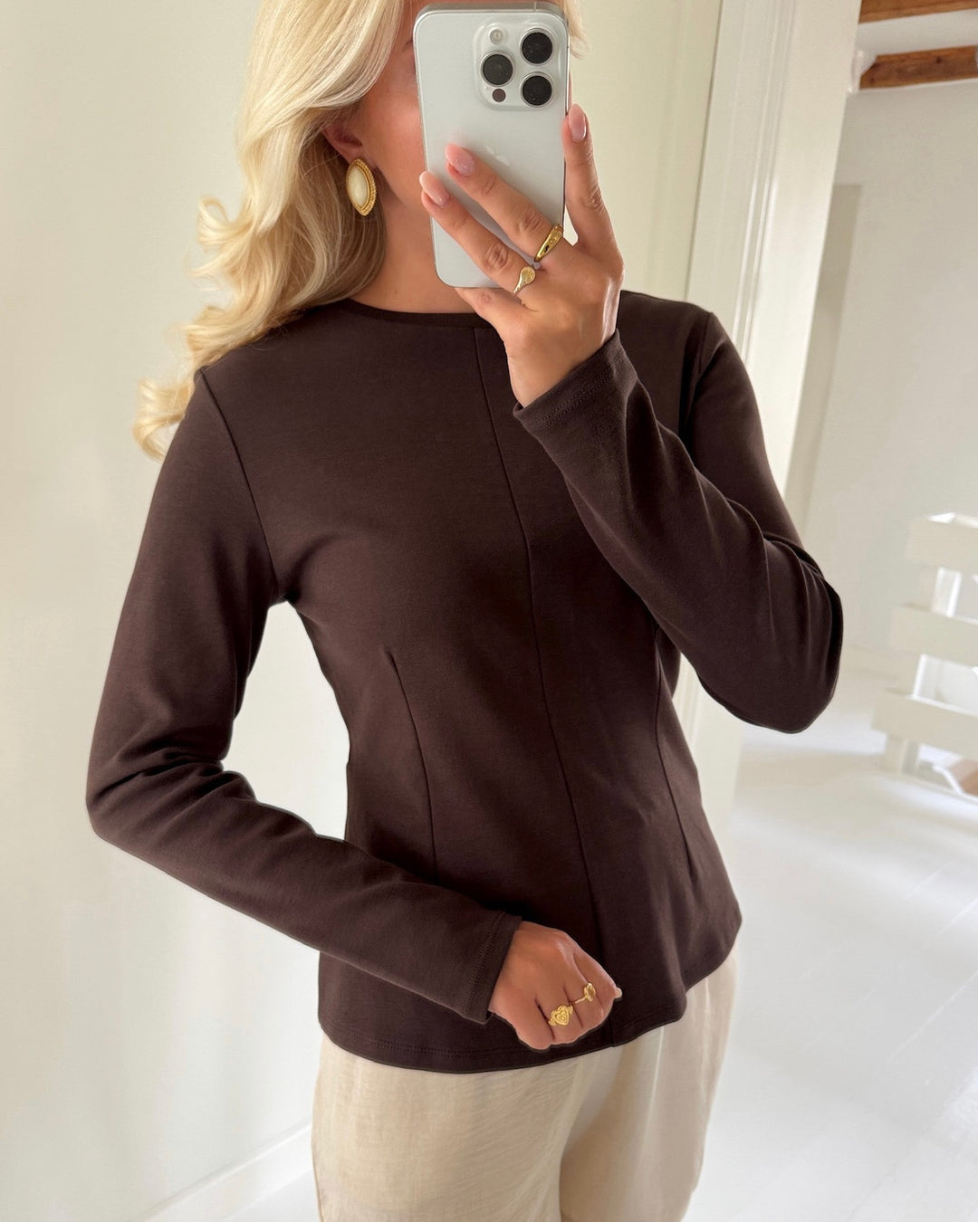 JDY bluse eva l/s coffee bean