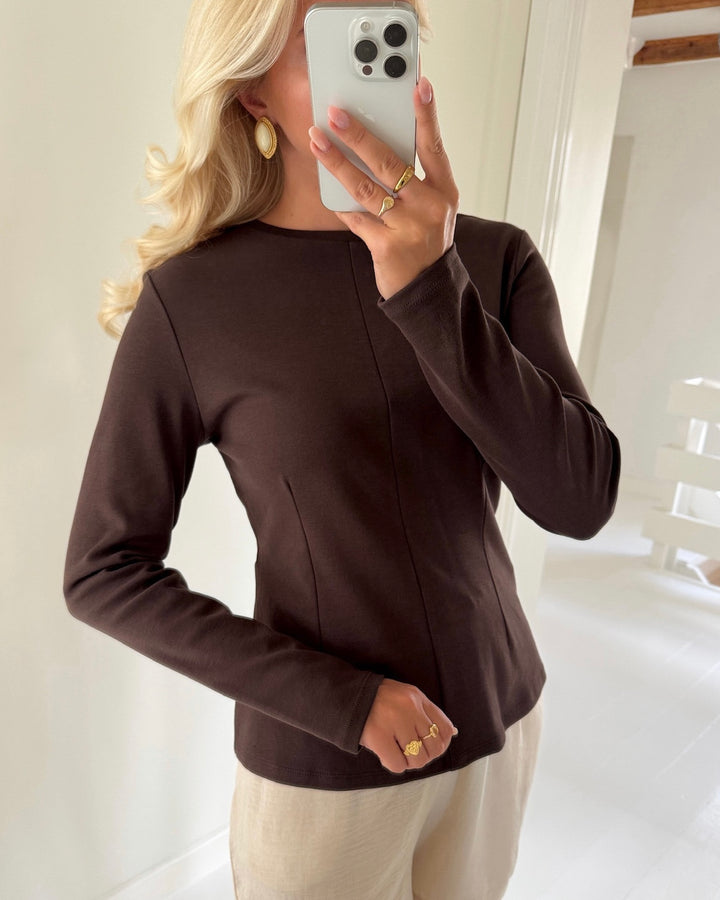 JDY bluse eva l/s coffee bean