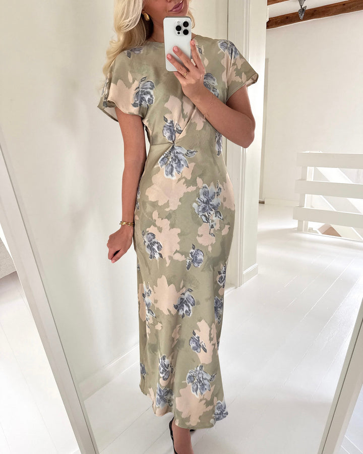 Sister's Point kjole gista-dr4 sage/flower